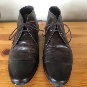 Men's Dune Leather Chukka Boots - NEW